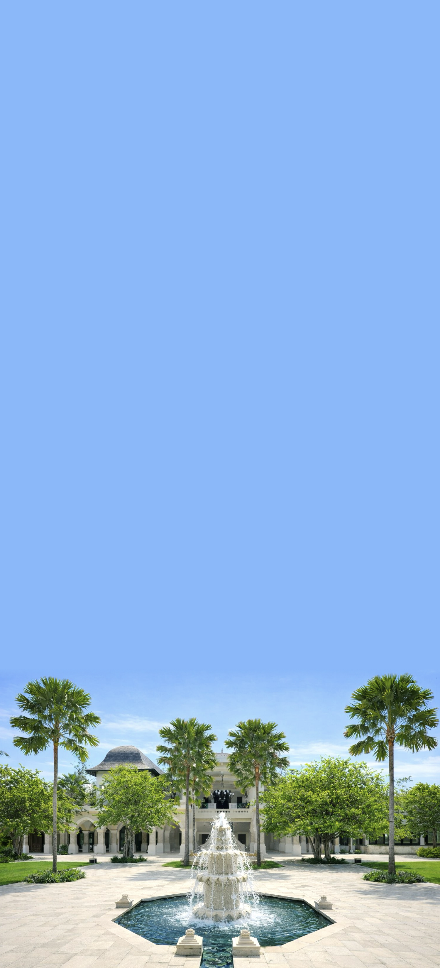 Fountain at Jumeirah Bali